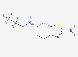 Two-dimensional chemical structure of Pramipexole D5, CAS 1217975-28-4