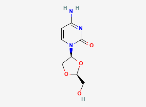 Two-dimensional chemical structure of Troxacitabine
