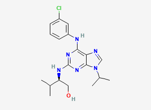 Two-dimensional chemical structure of Purvalanol A
