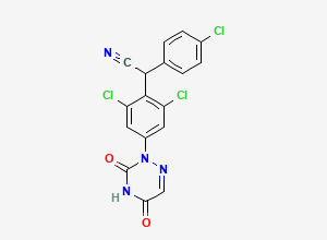 Two-dimensional chemical structure of Diclazuril, CAS 101831-37-2