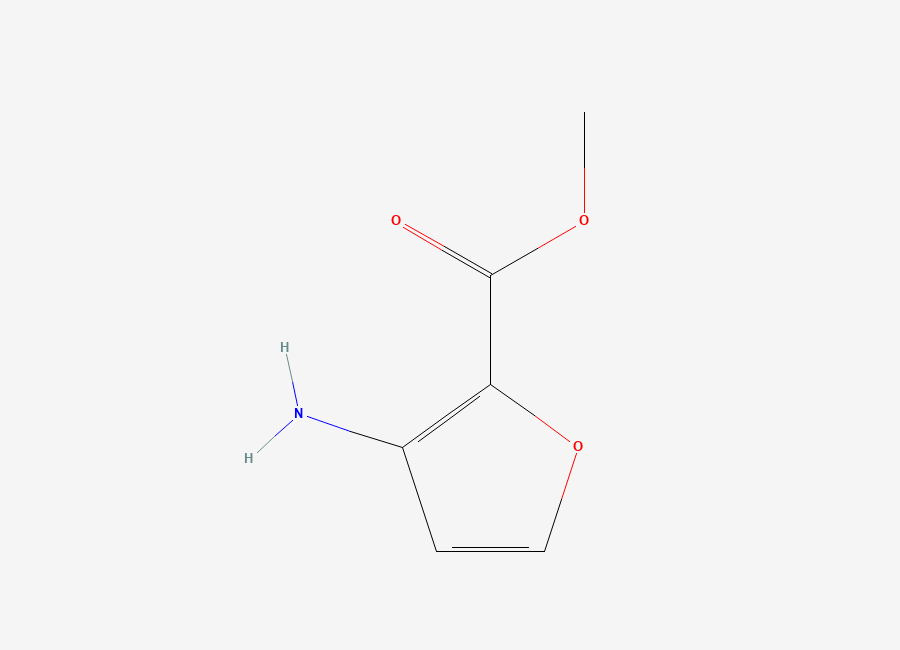 Two-dimensional chemical structure of Methyl 3-aminofuran-2-carboxylate