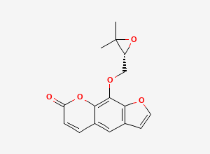 Two-dimensional chemical structure of (+)-Heraclenin