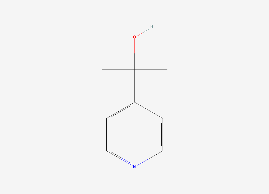 Two-dimensional chemical structure of 2-(4-Pyridyl)-2-propanol
