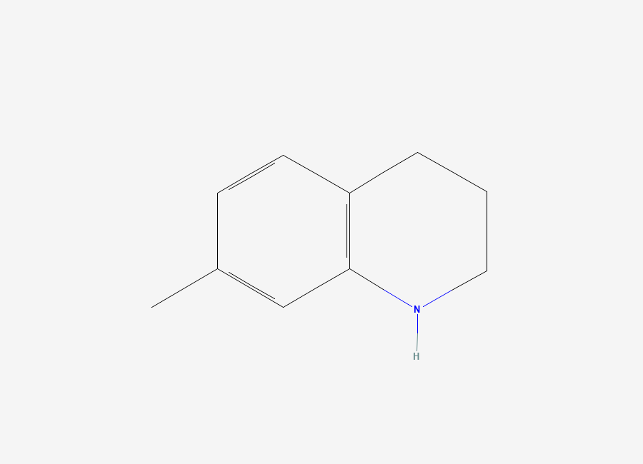 Two-dimensional chemical structure of 7-Methyl-1,2,3,4-tetrahydroquinoline