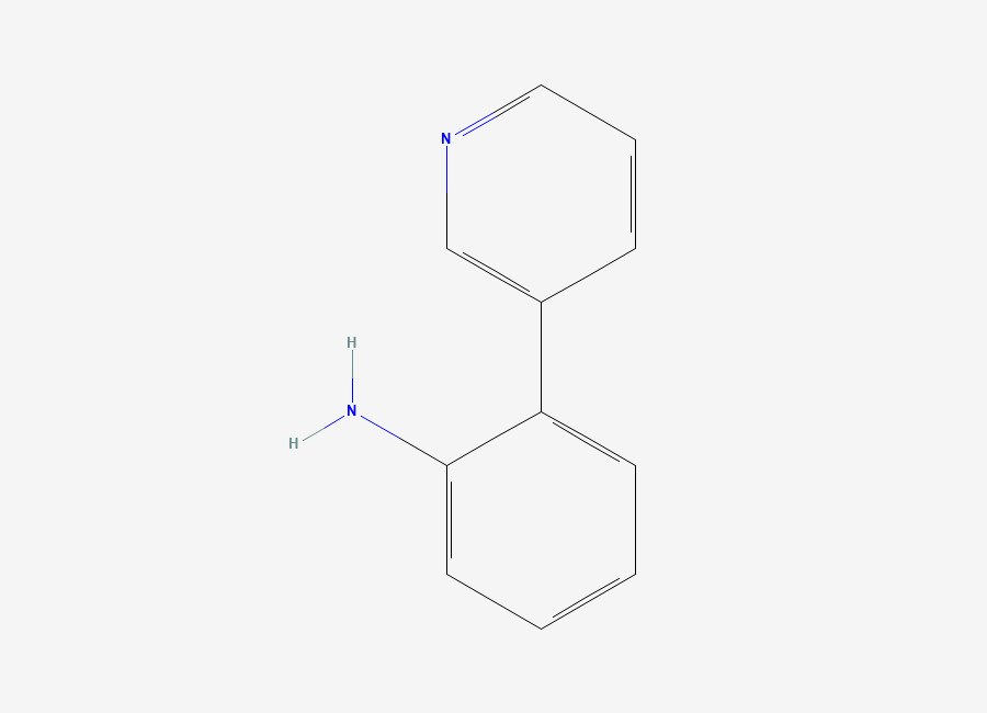 Two-dimensional chemical structure of 2-Pyridin-3-ylaniline