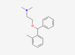 Two-dimensional chemical structure of Orphenadrine, CAS 83-98-7