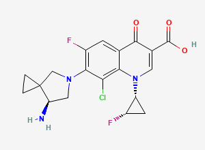 Two-dimensional chemical structure of Sitafloxacin