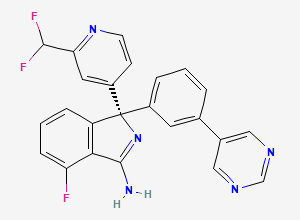 Two-dimensional chemical structure of Azd-3839