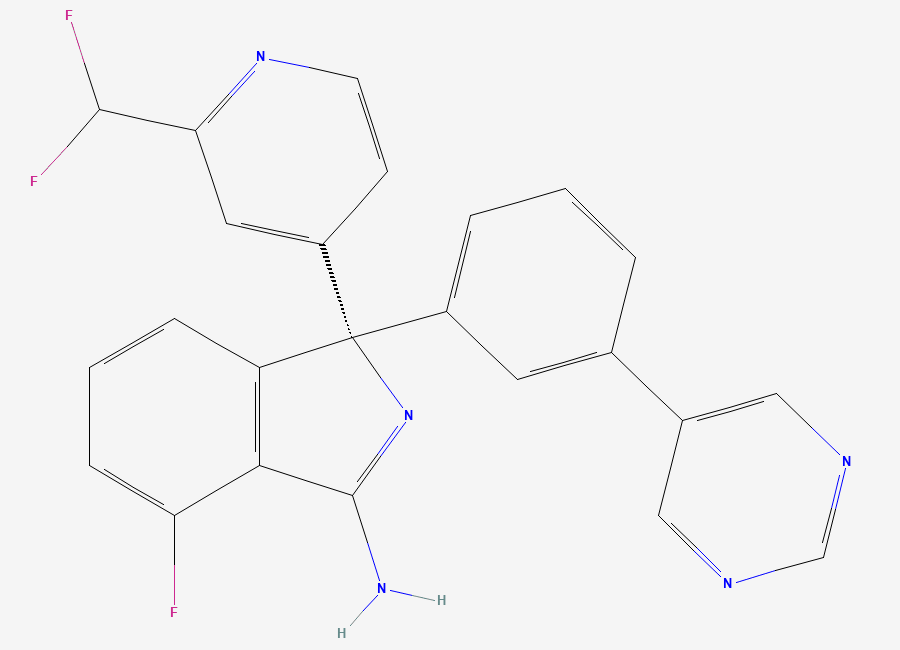 Two-dimensional chemical structure of Azd-3839