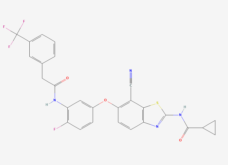 Two-dimensional chemical structure of Tak-632