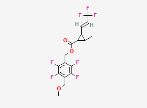 Two-dimensional chemical structure of Meperfluthrin Impurity 4