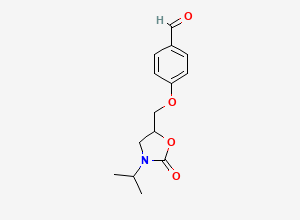Two-dimensional chemical structure of Bisoprolol EP Impurity T, CAS 1173203-26-3