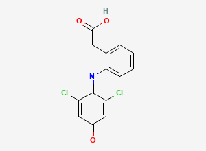 Two-dimensional chemical structure of Diclofenac Related Compound 1, CAS 928343-25-3