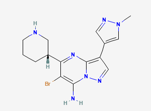 Two-dimensional chemical structure of Sch-900776