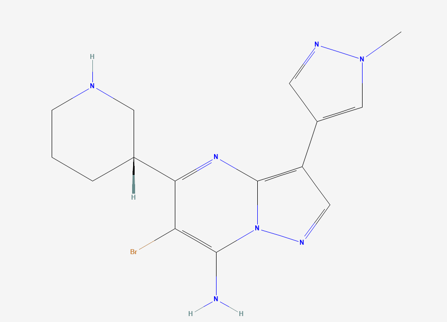 Two-dimensional chemical structure of Sch-900776