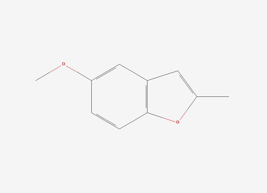 Two-dimensional chemical structure of 5-Methoxy-2-methylbenzofuran