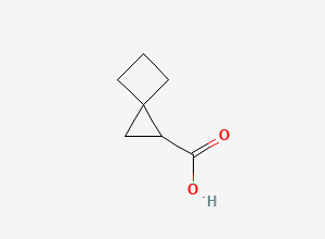Two-dimensional chemical structure of Spiro(2.3)hexane-1-carboxylic Acid