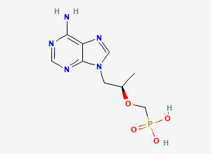 Two-dimensional chemical structure of Tenofovir, CAS 147127-20-6