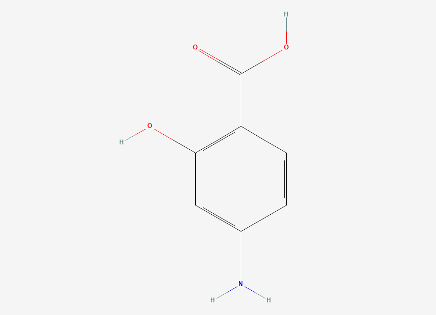 Two-dimensional chemical structure of Mesalazine EP Impurity E, CAS 65-49-6