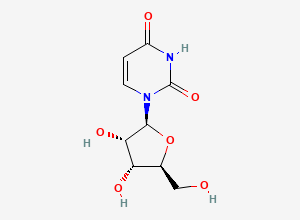 Two-dimensional chemical structure of L-Uridine