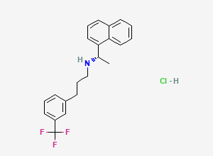 Two-dimensional chemical structure of Cinacalcet Related Compound D (HCl Salt), CAS 1217809-88-5
