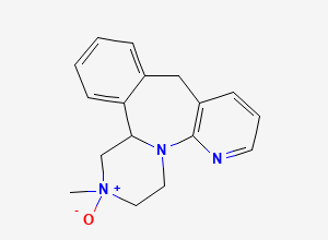 Two-dimensional chemical structure of Mirtazapine EP Impurity A / Mirtazapine N-Oxide / Mirtazapine Related Compound B, CAS 155172-12-6