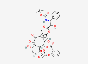 Two-dimensional chemical structure of Docetaxel EP Impurity B