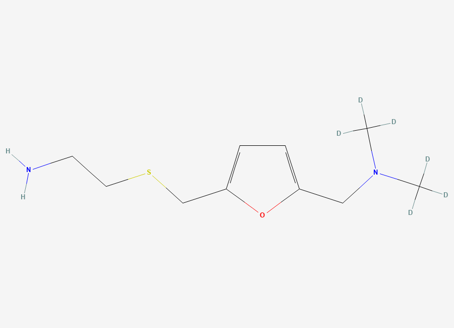 Two-dimensional chemical structure of Ranitidine-d6 Impurity B