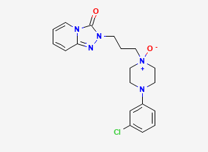 Two-dimensional chemical structure of Trazodone BP Impurity A, CAS 55290-68-1