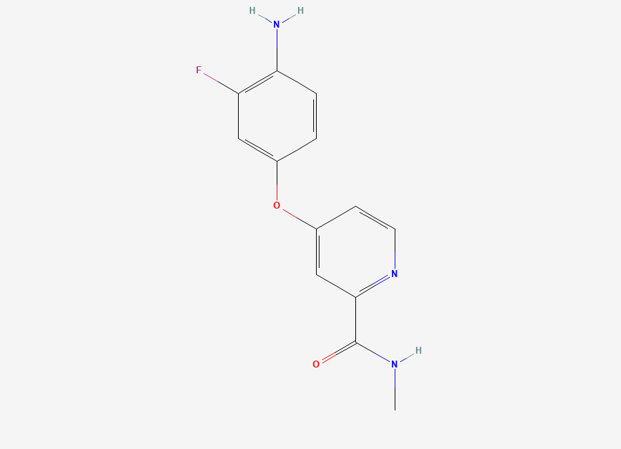 Two-dimensional chemical structure of Regorafenib EP Impurity A, CAS 757251-39-1