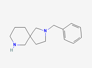 Two-dimensional chemical structure of 2-Benzyl-2,7-diazaspiro[4.5]decane