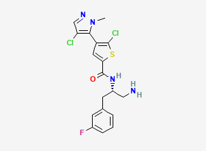 Two-dimensional chemical structure of Afuresertib