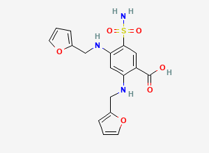 Two-dimensional chemical structure of Furosemide EP Impurity D, CAS 5046-19-5