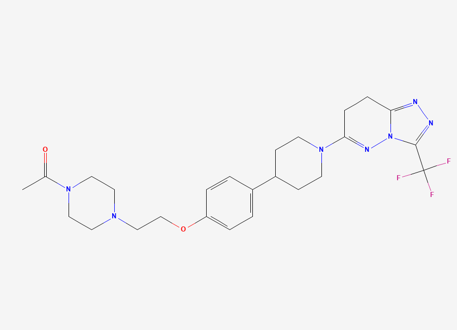 Two-dimensional chemical structure of Azd 3514