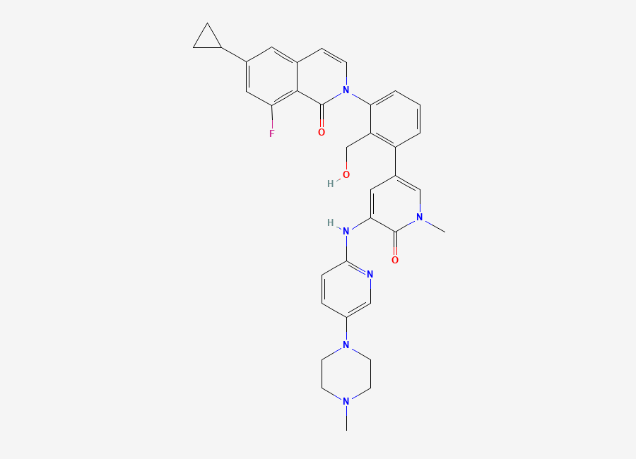 Two-dimensional chemical structure of RN486