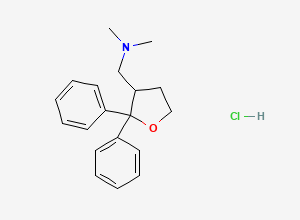 Two-dimensional chemical structure of Blarcamesine Hydrochloride
