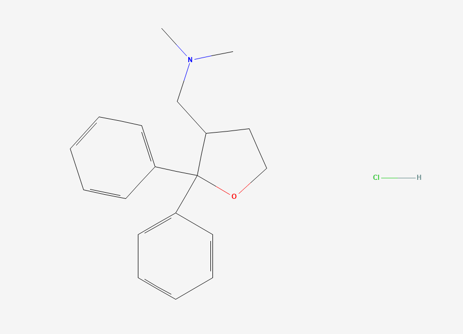 Two-dimensional chemical structure of Blarcamesine Hydrochloride