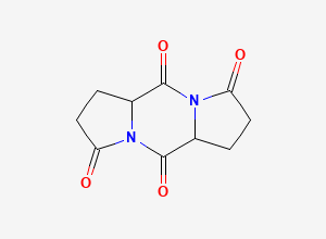 Two-dimensional chemical structure of Pidotimod Impurity A