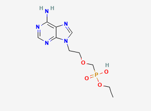 Two-dimensional chemical structure of O-Ethyl Adefovir