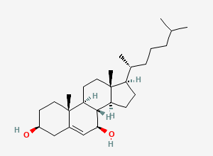 Two-dimensional chemical structure of 7Beta-Hydroxycholesterol