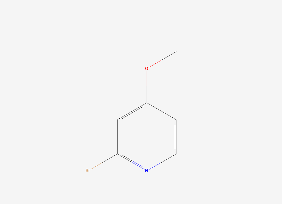 Two-dimensional chemical structure of 2-Bromo-4-methoxypyridine
