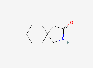 Two-dimensional chemical structure of Gabapentin EP Impurity A, CAS 64744-50-9
