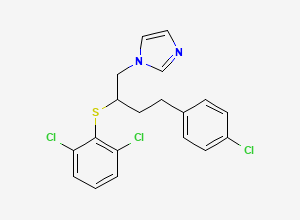 Two-dimensional chemical structure of Butoconazole, CAS 64872-76-0