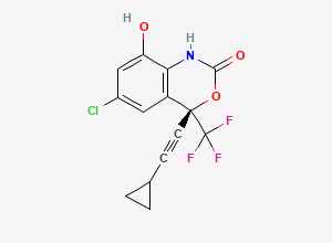 Two-dimensional chemical structure of 8-Hydroxy Efavirenz, CAS 205754-33-2