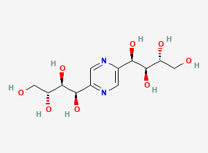 Two-dimensional chemical structure of Glucosamine EP Impurity B / Fructosazine, CAS 13185-73-4