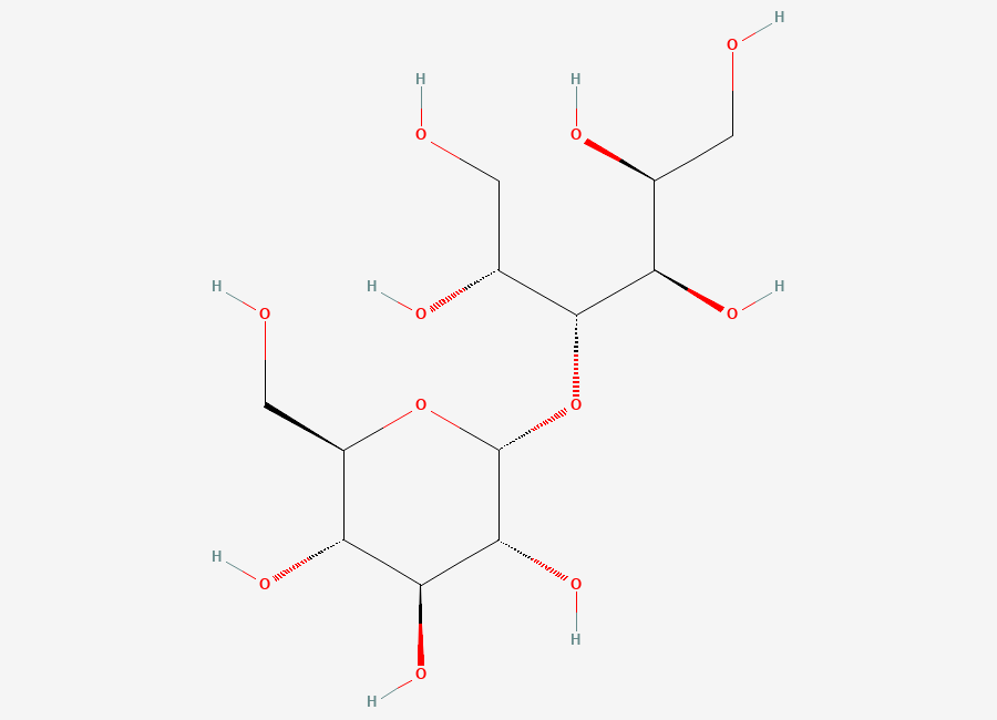 Two-dimensional chemical structure of Maltitol, CAS 585-88-6