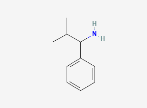 Two-dimensional chemical structure of 2-Methyl-1-phenylpropan-1-amine