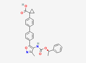 Two-dimensional chemical structure of Bms-986020