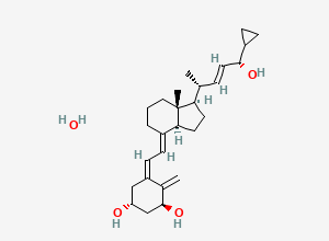 Two-dimensional chemical structure of Calcipotriol Monohydrate, CAS 147657-22-5