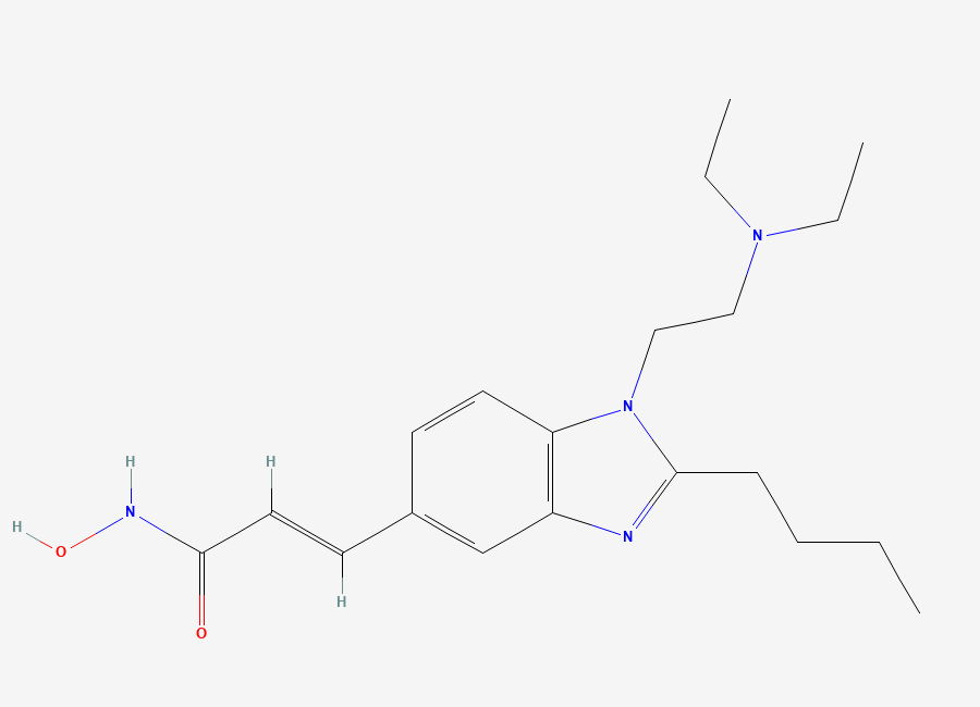 Two-dimensional chemical structure of Pracinostat